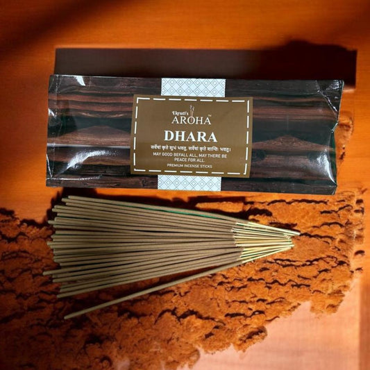 DHARA / धारा-  Kasturi Incense Sticks / Agarbatti (100g, 60 Sticks) | Soothing Aroma for Calm & Focus | Charcoal-Free & Safe for Daily Use